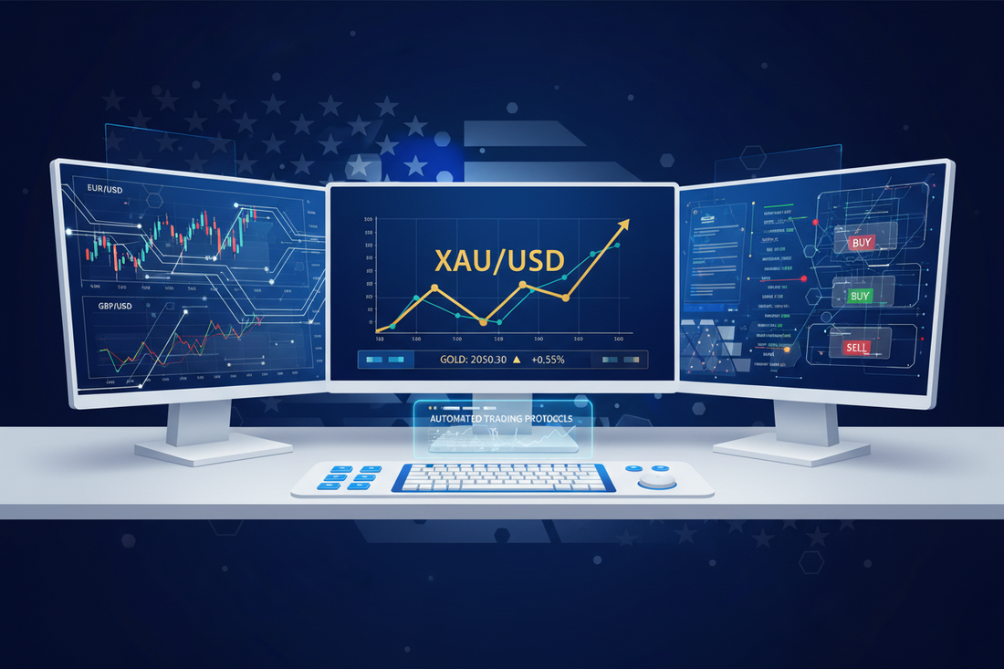How US Traders Use Trading Bots to Trade Forex and Gold More Efficiently ?