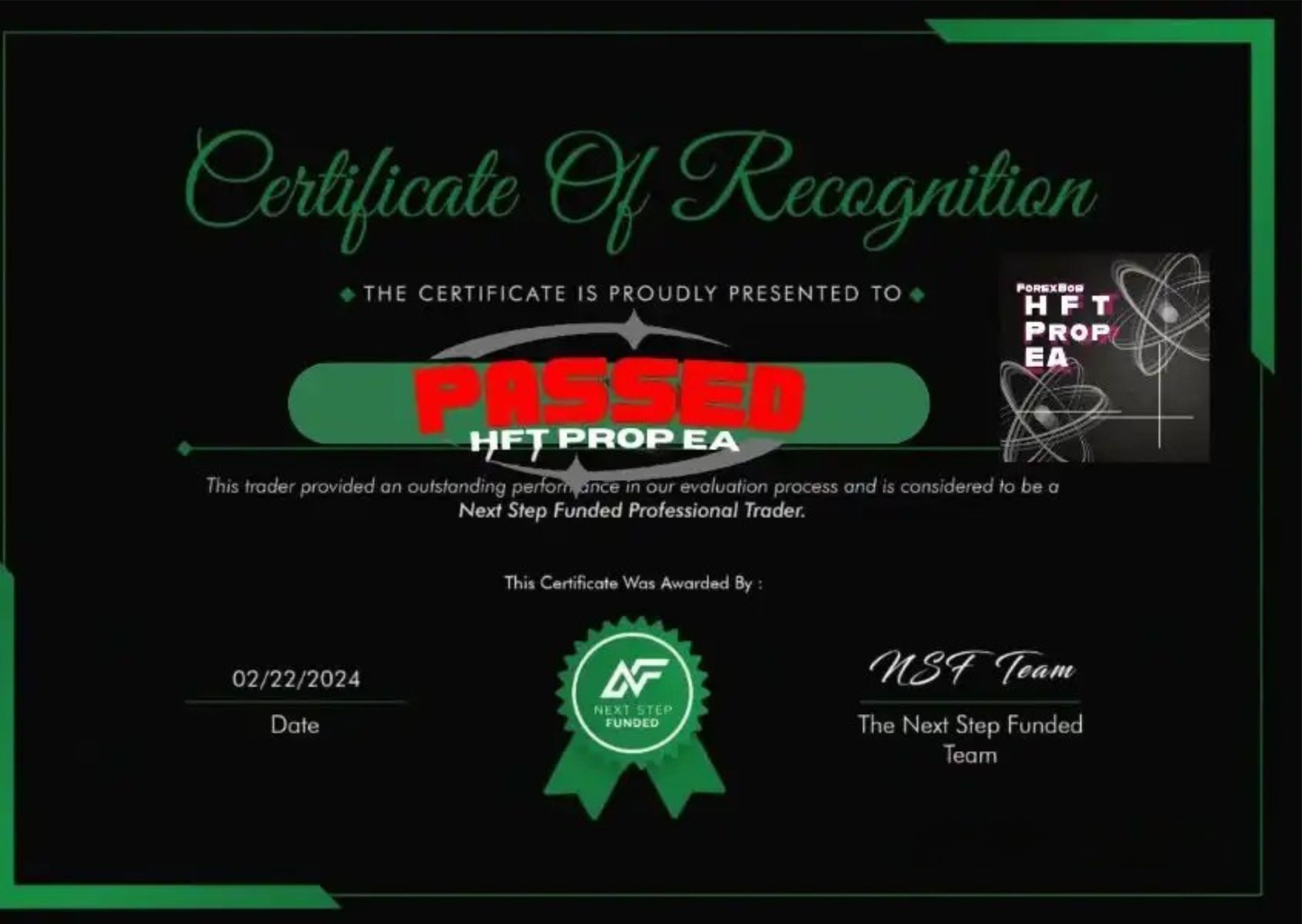 HFT Prop EA v3.3 MT4 + Set