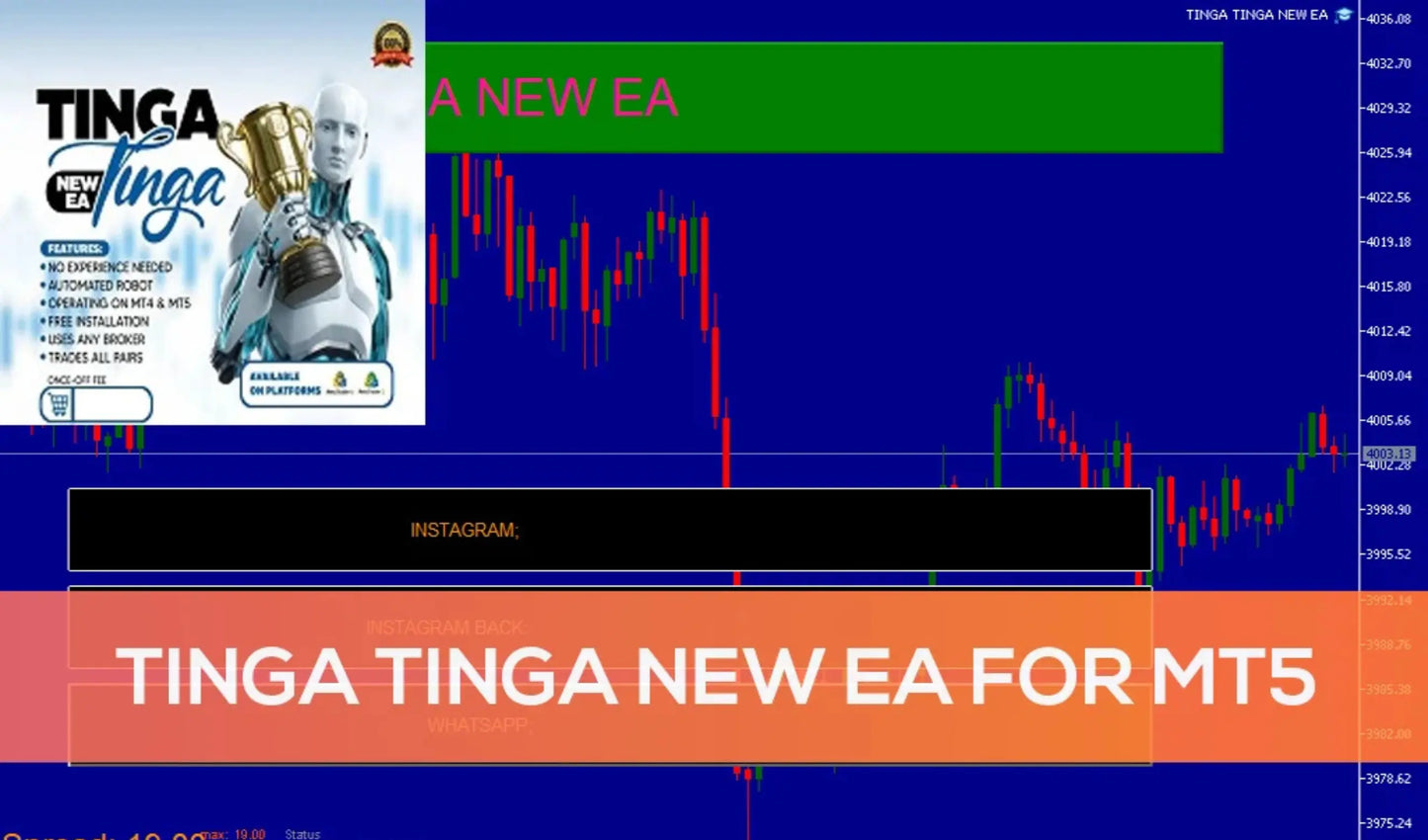 Tinga Tinga New EA MT5 – AI Trading FxTradingAlpha