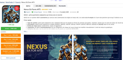 Nexus EA V9.20 MT5 – AI Trading FxTradingAlpha